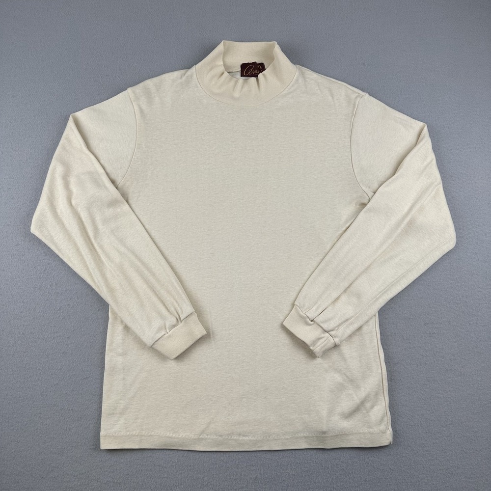 Arnie Arnold Palmer Sweater Mens Size Large Beige Tan Long Sleeve